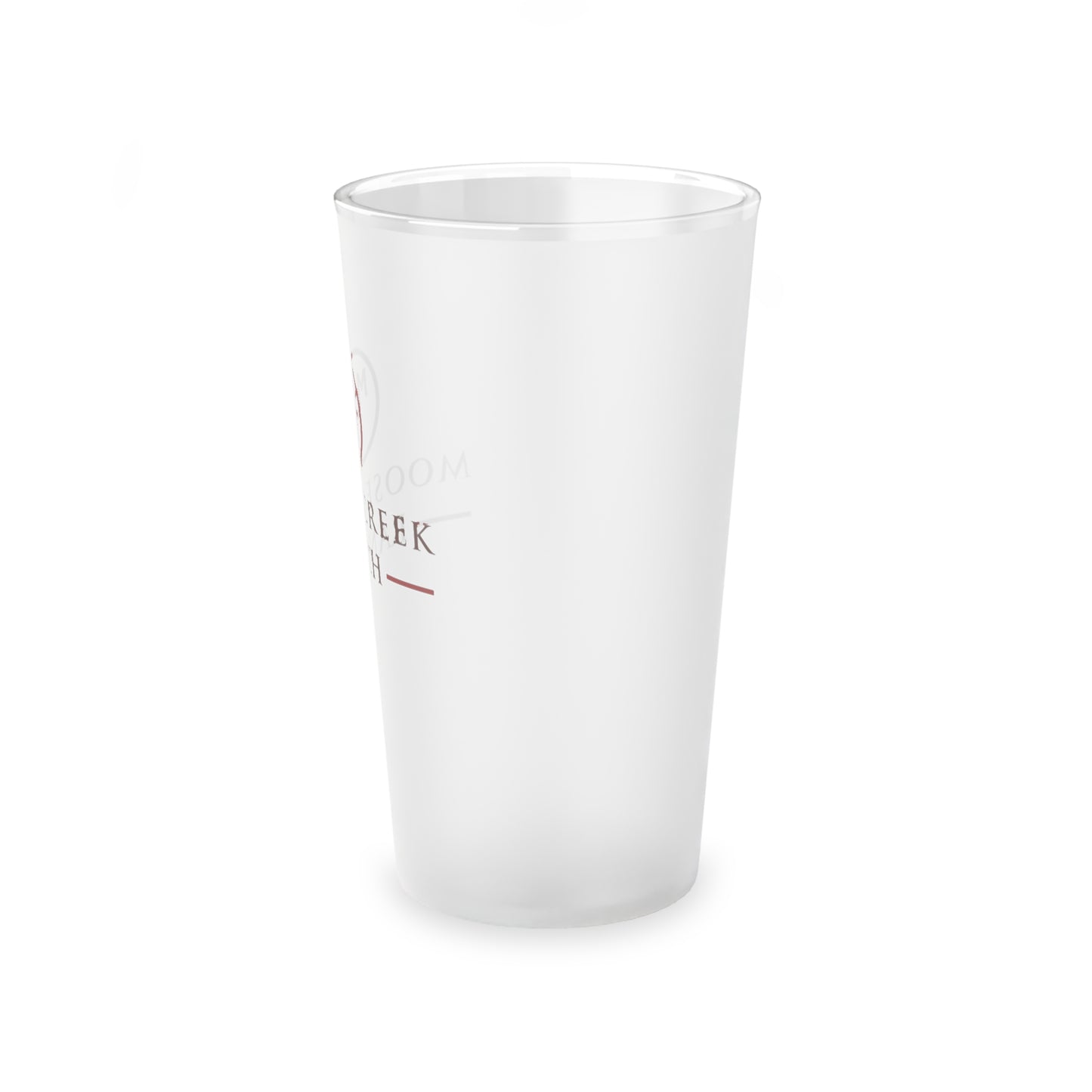 Frosted Pint Glass, 16oz