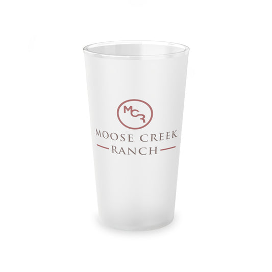 Frosted Pint Glass, 16oz