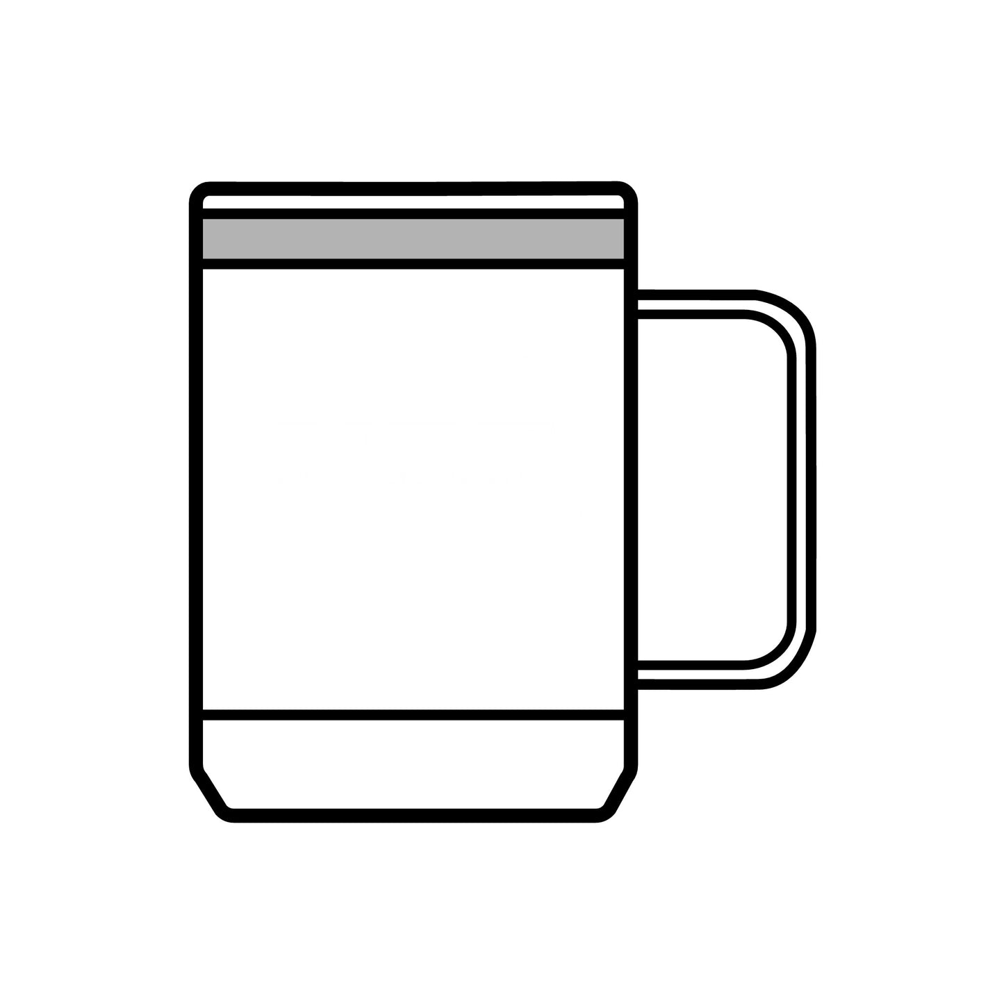 Coffee Mug Tumbler, 15oz